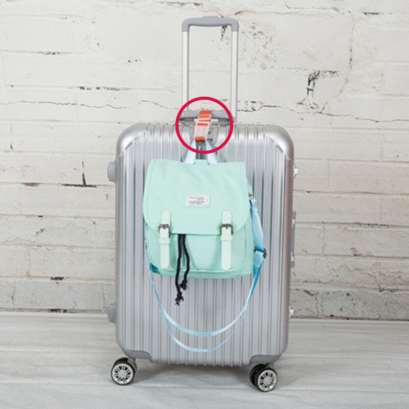 Correas de nailon coloridas para equipaje con hebilla, correa de embalaje portátil, cordón para maleta, cinta de envoltura, pinza para equipaje, artículo de viaje, 30cm
