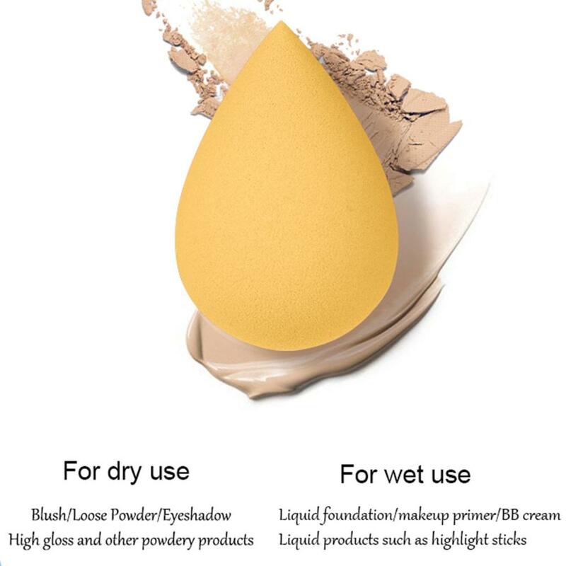 7 PCS Fashion Multi Shapes Reusable & Durable Foundation Blending Sponge Dry & Wet Use Makeup Sponge Cosmetic Puff
