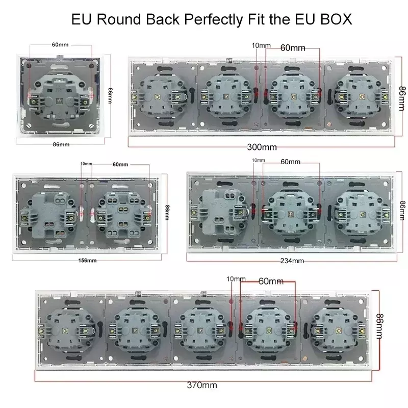 مقبس كهربائي جداري قياسي من الاتحاد الأوروبي ، لوح خشبي ، مزدوج 2 يورو ، من فئة X-Fi V ، 16A ، من فئة 86 ، تصميم قديم