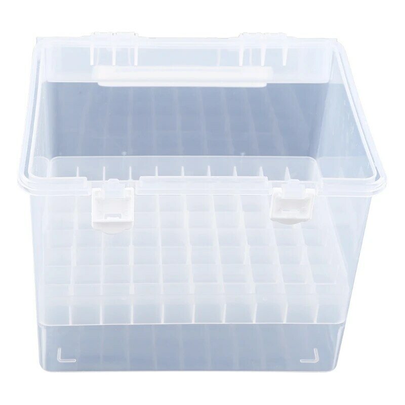 80 Slots Marker Pen Clear Plastic Carrying for Case Handheld Storage B Dropship
