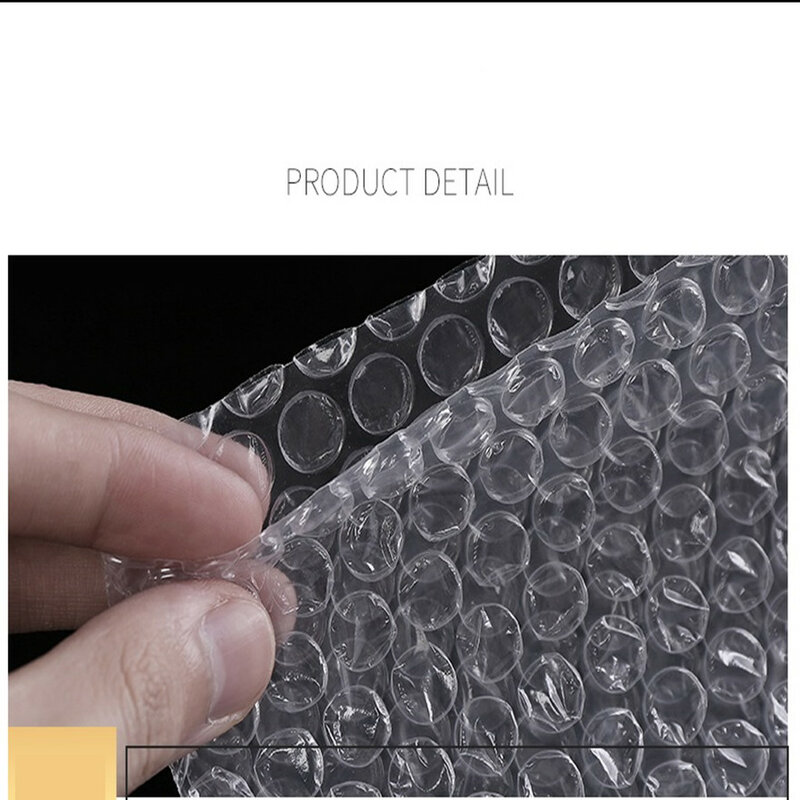 Bolsa de embalaje transparente para pequeñas empresas, sobres de plástico de burbujas de 15x20cm, 100 piezas, venta al por mayor