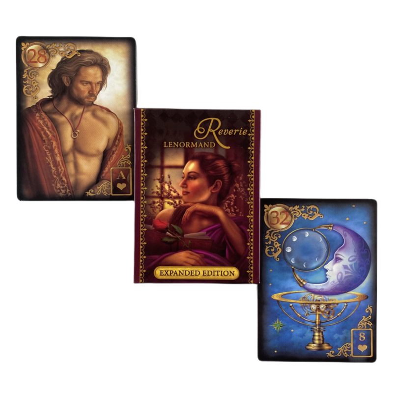 The Reverie Lenormand Oracle Cards A 47 tarocchi English Visions divinazione Edition Deck Borad Playing Games