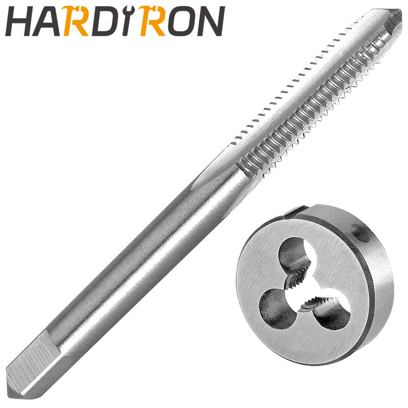 Hardiron M4.5 X 0.5 Tap and Die Set Right Hand, M4.5 x 0.5 Machine Thread Tap & Round Die