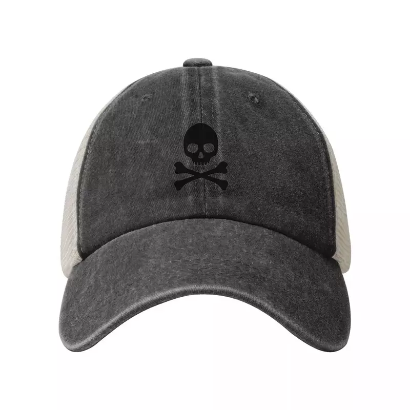 Best Skull Cowboy Mesh Baseball Cap Trucker Cap Snap Back Hat New Hat Woman Hats Men's