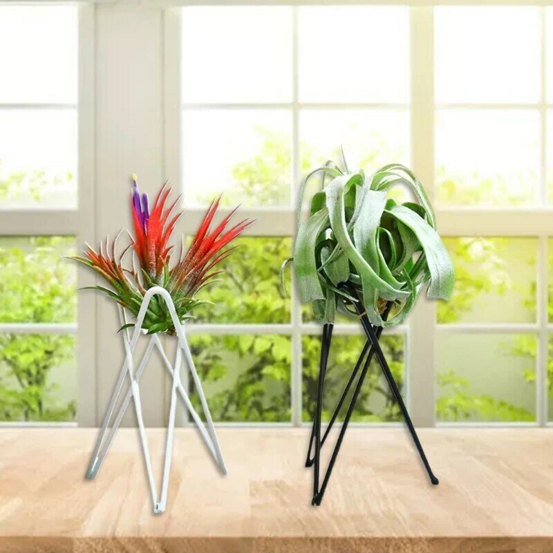Suporte planta ar estilo nórdico, suporte metal para vaso flores, ferro geométrico, suporte para exibição arte,