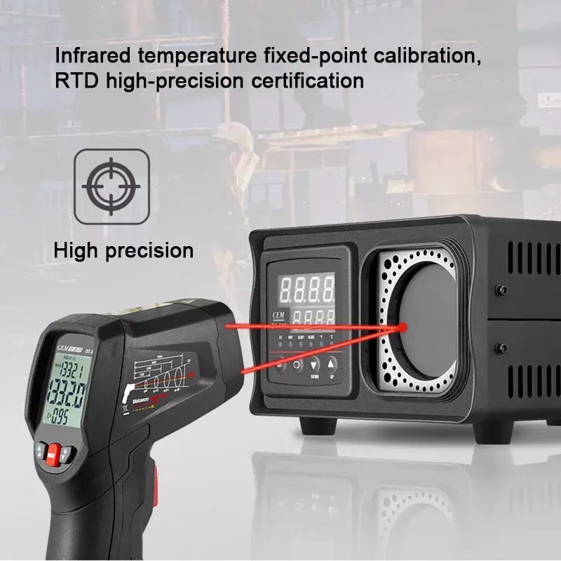 Calibrador IR portátil para termómetro infrarrojo de larga distancia, BX-350/ BX-500, nuevo, de alta calidad