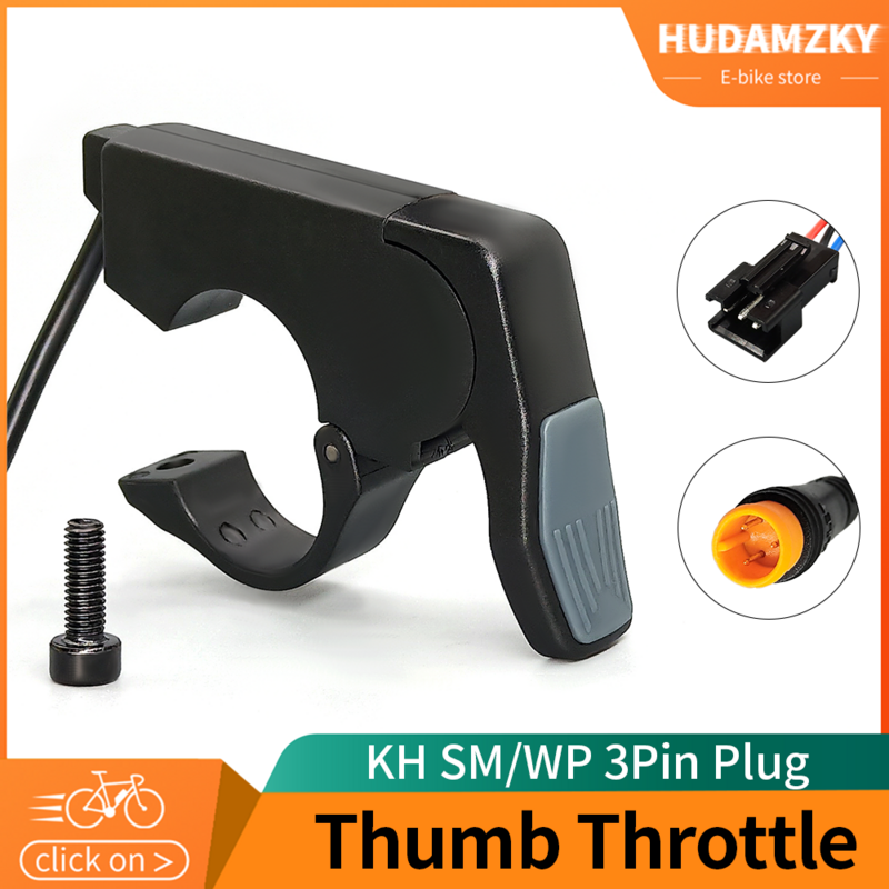 Ebike Thumb przepustnicy szybki demontaż fit lewy/prawy palec przepustnicy dla 24V/36V/48V elektryczny rower Accessor