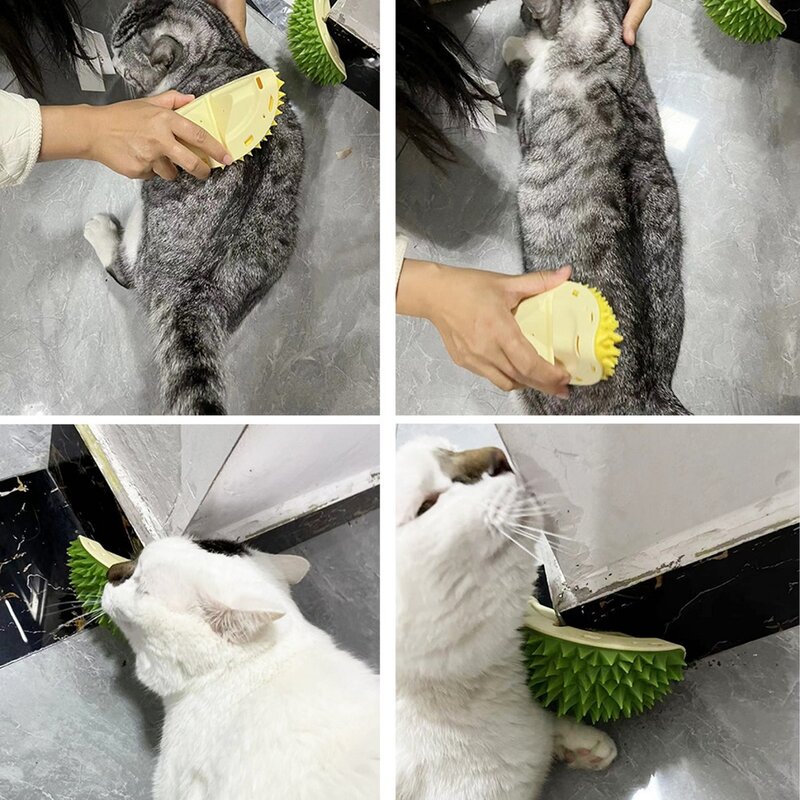 Pemijat cakar kucing untuk sikat penggaruk kucing, sisir rambut meja perawatan anjing anak kucing Aksesori Canin Royal