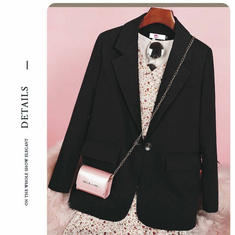 Spring Autumn New Gentle Small Suit Jacket Women Casual Suit Ladies White Top