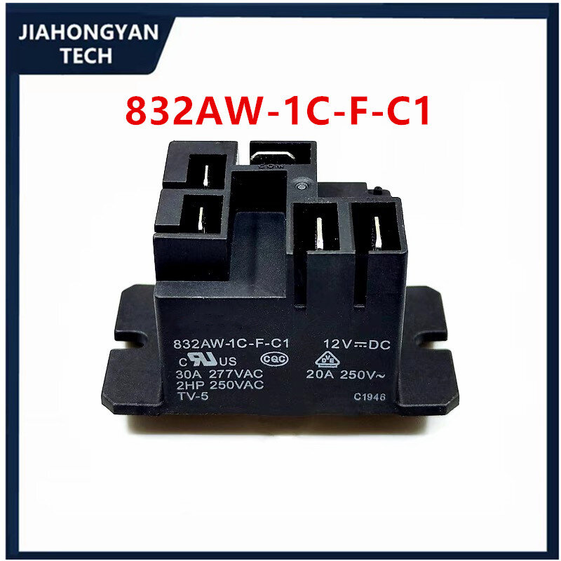 Оригинальное 5-контактное реле 832AW-1C-F-C1 12VDC, 1 шт., 2 шт., 5 шт.