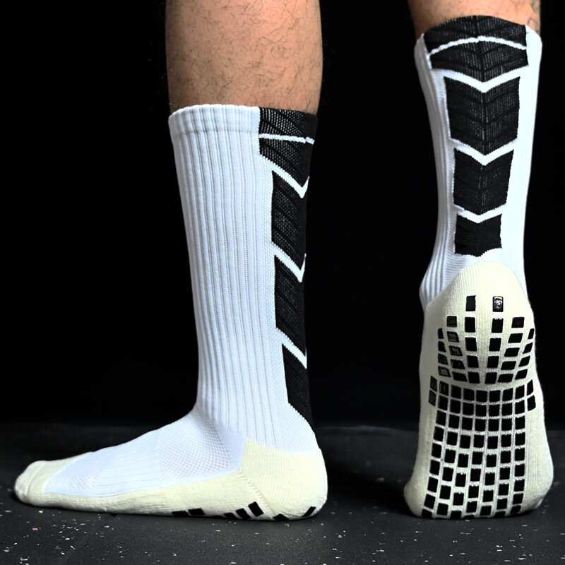 Männer Fußball Fußball Socken Anti Slip Non Slip Grip Pads für Fußball Basketball Sport Radfahren Grip Socken
