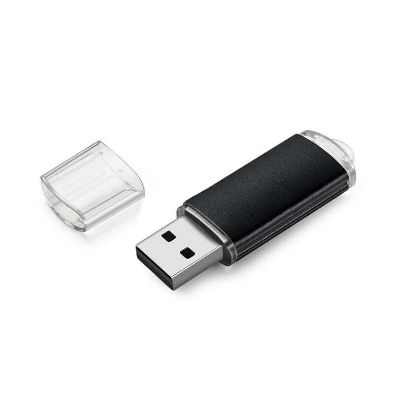 10 Buah Gratis Logo USB 2.0 Pen Drive Logam USB Flash Drive Kecepatan Tinggi 4GB 8GB 16GB 32GB 64GB Pendrive USB Stick Flash Drive