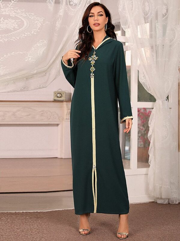 Ramadan Eid Abaya Dubai Turkey Muslim Hijab Long Dress Islamic Clothing African Dresses For Women Robe Musulmane Djellaba Femme