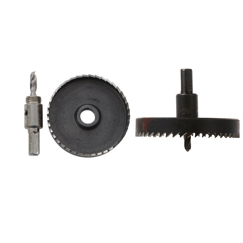 2Pcs Hole Saw Tooth HSS Steel Hole Saw Drill Bit Cutter Tool For Metal Wood Alloy - 70Mm & 80Mm