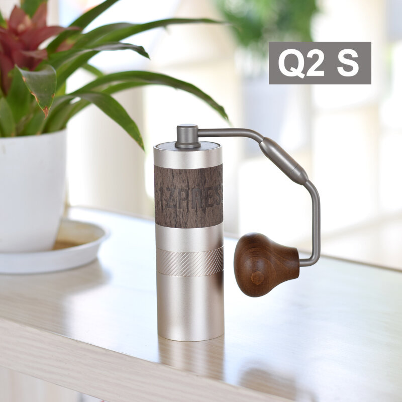 1Zpresso Q2/S MINI Manual Coffee Grinder  Portable coffee mill 7 core burr Easy disassembly for cleaning 420stainless steel burr