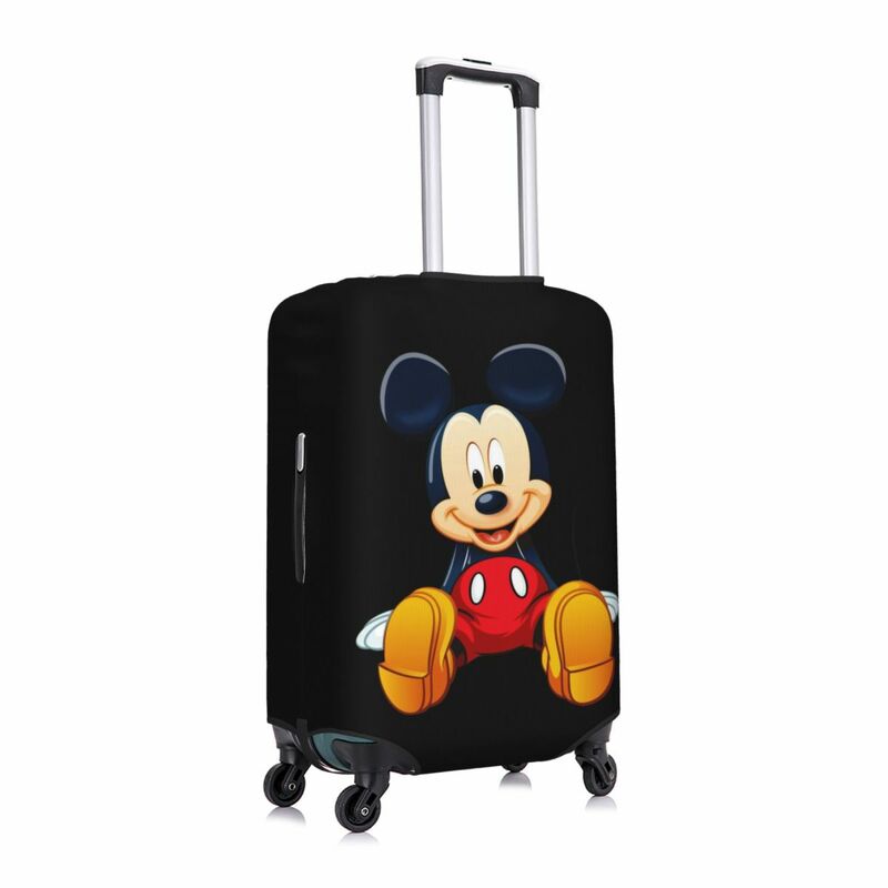 Pelindung koper perjalanan, pelindung penutup koper elastis modis Mickey Mouse kustom