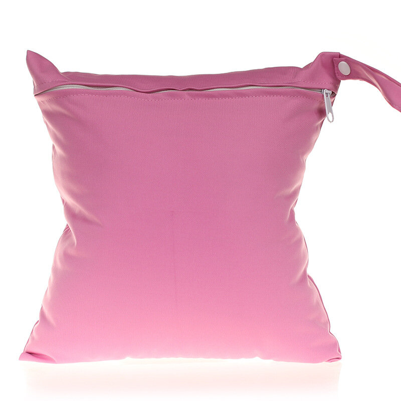 28X30cm Single Zipper Environmental Protection and Economic Washable Diaper Storage Bag Waterproof Bag
