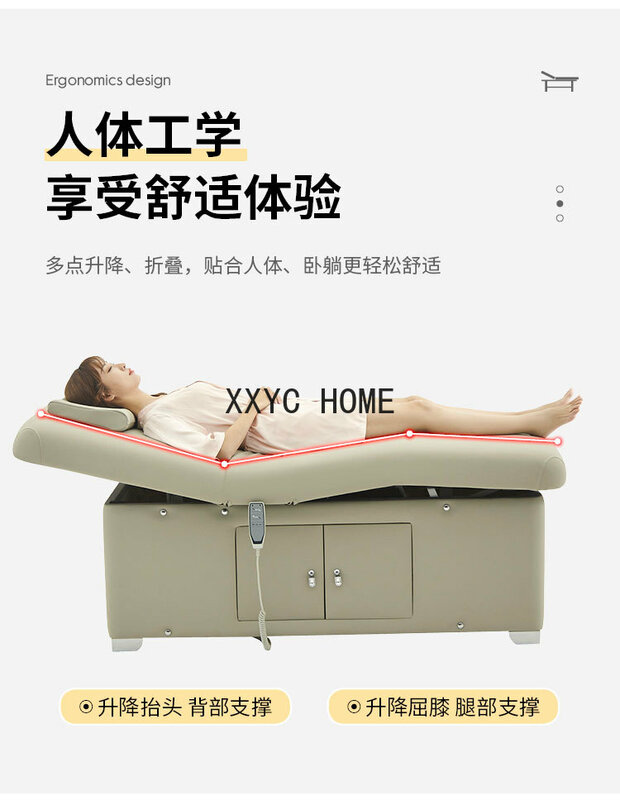Elektrische Schönheits bett heben Massage Couch multifunktion ale Mikro plastik Injektion sbett traditionelle chinesische Medizin Physiotherapie