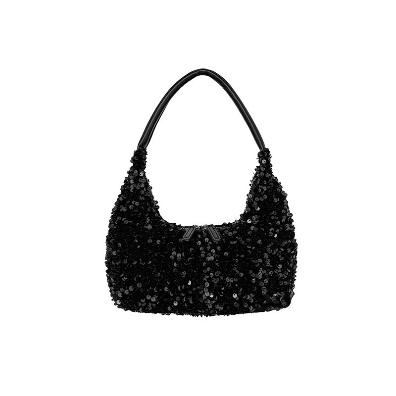 여성용 블링블링 스팽글 숄더백, 2024 Y2K 파티 디자이너, 한국 패션 핸드백 및 지갑, 겨드랑이 가방