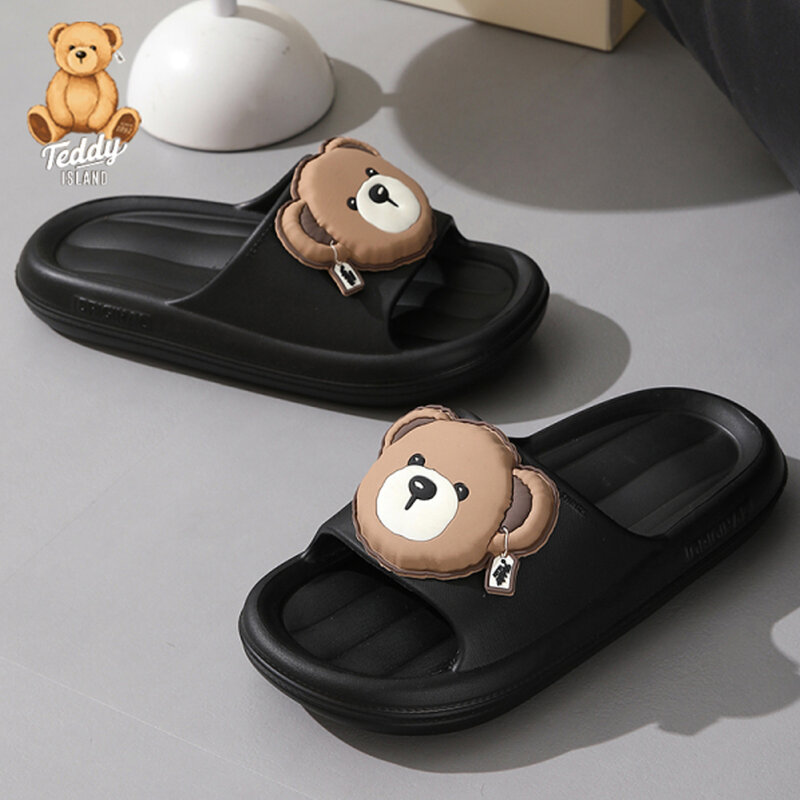 2024 Women's Slippers Bathroom Home Slippers Fashionable Soft-soled EVA Indoor Couple Sandals Summer Non-Slip Men's Slippers