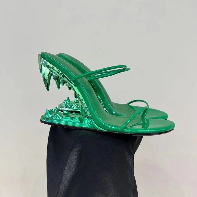 Sandalias de plataforma con cuña para Mujer, chanclas sexys de playa, Zapatos de verano, 2023