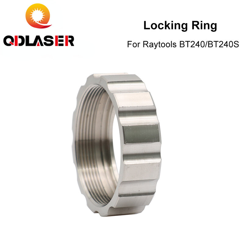 QDLASER mocowanie części łączącej dyszy pierścieniowej do Raytools BT240 BT240S z włókna głowica do cięcia laserowego złącze mocowania pierścienia