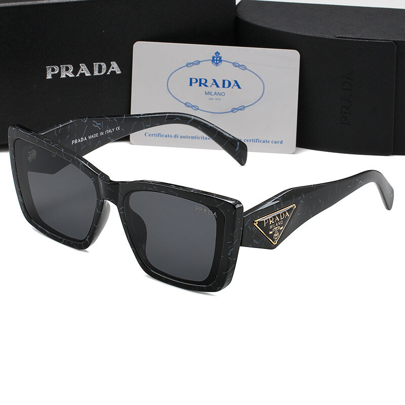 2024 Fashion Sunglasses Men Sun Glasses Women Metal Frame Black Lens Eyewear Driving Goggles UV400 B95