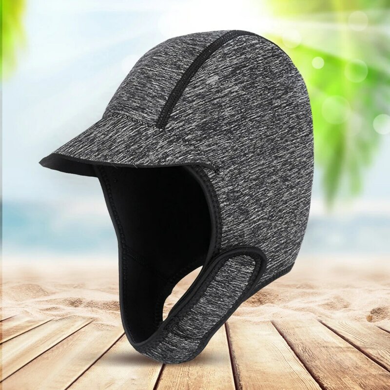 Neoprene Diving Hood Wear-resistant Quick Dry Snorkeling Hat Sun Protection Ear Protector Snorkel Equipment for Water Aerobic
