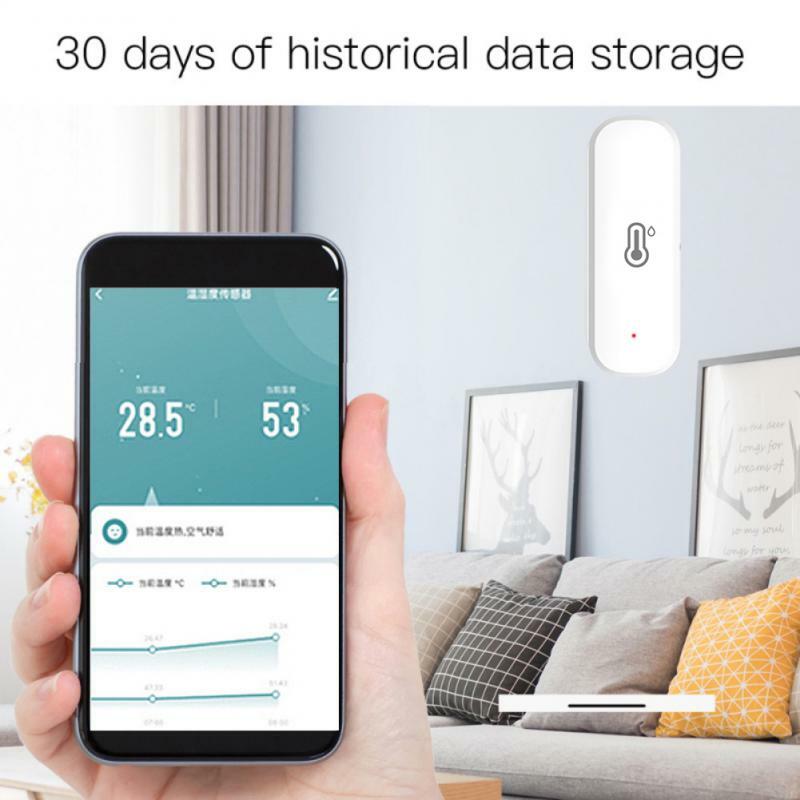 AUBESS Tuya ZigBee/WiFi อุณหภูมิความชื้นเครื่องวัดอุณหภูมิ Controller สำหรับ Smart Life Alexa Google Home Assistant