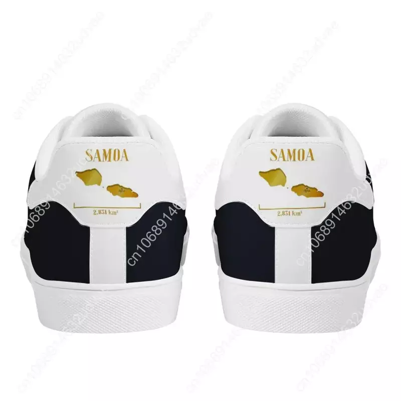 Zapatillas de deporte planas para hombre y mujer, zapatos deportivos ligeros con estampado Tribal de Samara polinesiana, de alta calidad, para caminar, para correr