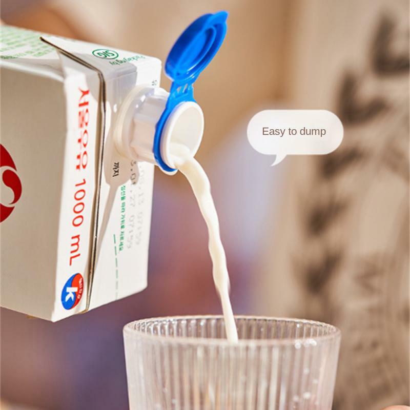 Deflector de bebidas en caja, práctico y suave, extensión de bebida de leche a la moda, boquilla sanitaria, duradera y moderna