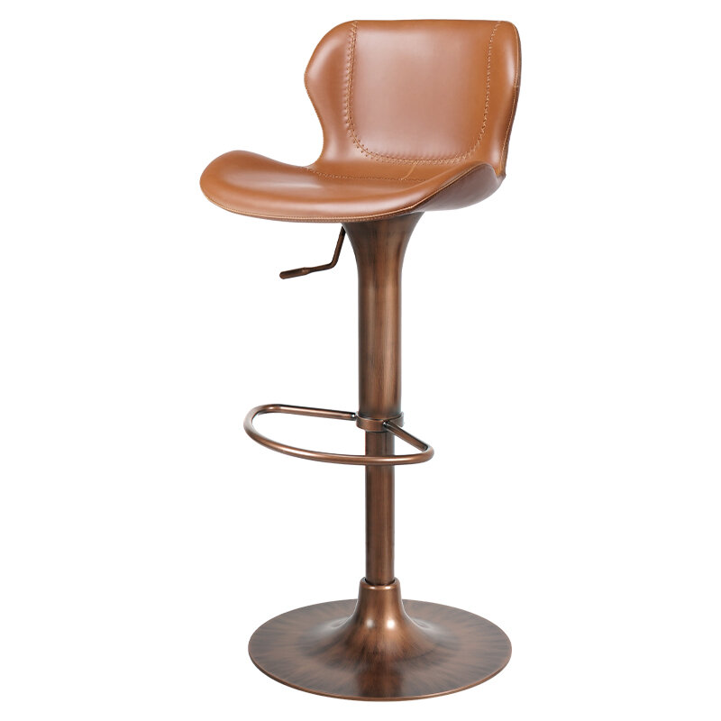 Cadeira de bar Vanity Wrought impermeável ajustável, Modern Vanity Chairs Altura da base do disco, Mobiliário Lounge