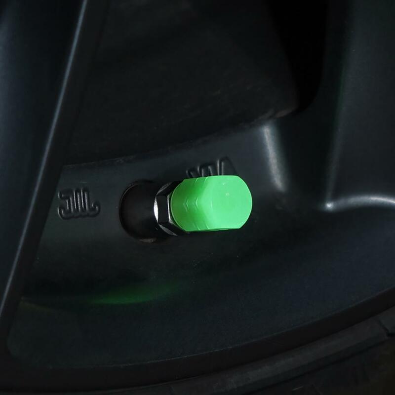 Autoreifen ventil kappe robuste langlebige Dekoration Autozubehör universeller Lichteffekt Motorrad reifen ventildeckel für Fahrzeug