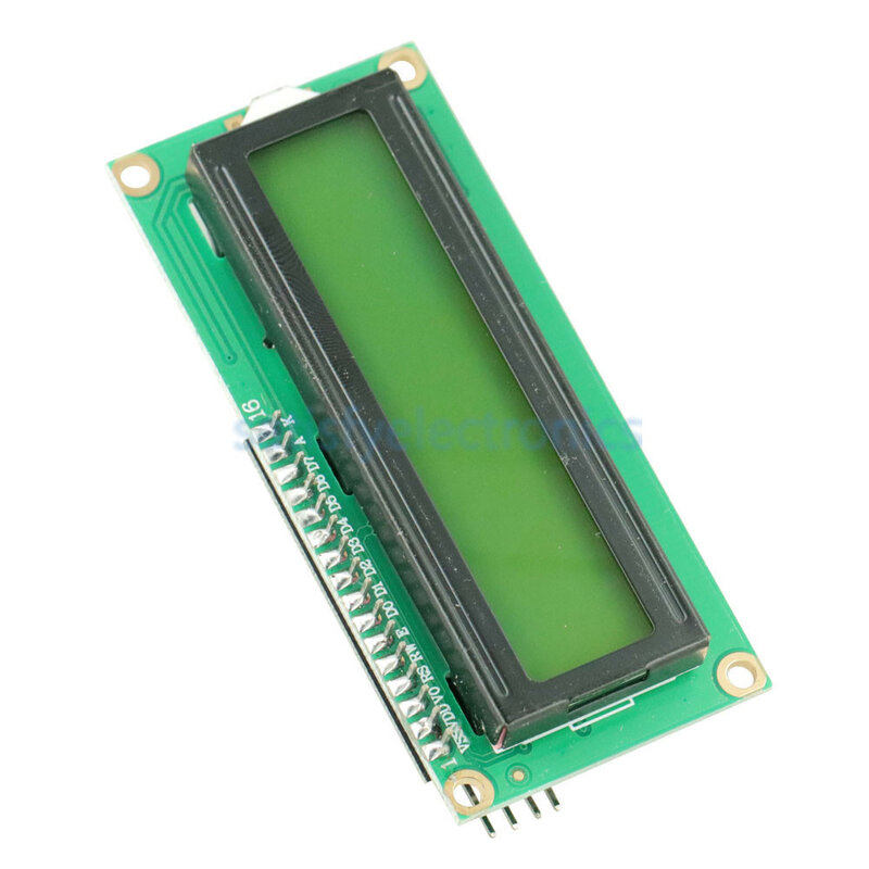 Placa adaptadora para Arduino, Módulo LCD 1602, Tela Amarela, IIC, I2C, LCD1602 + I2C, 1PC