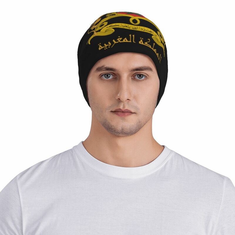 Morocco Kingdom Washed Thin Bonnet Cycling Casual Beanies Protection Men Women Hats