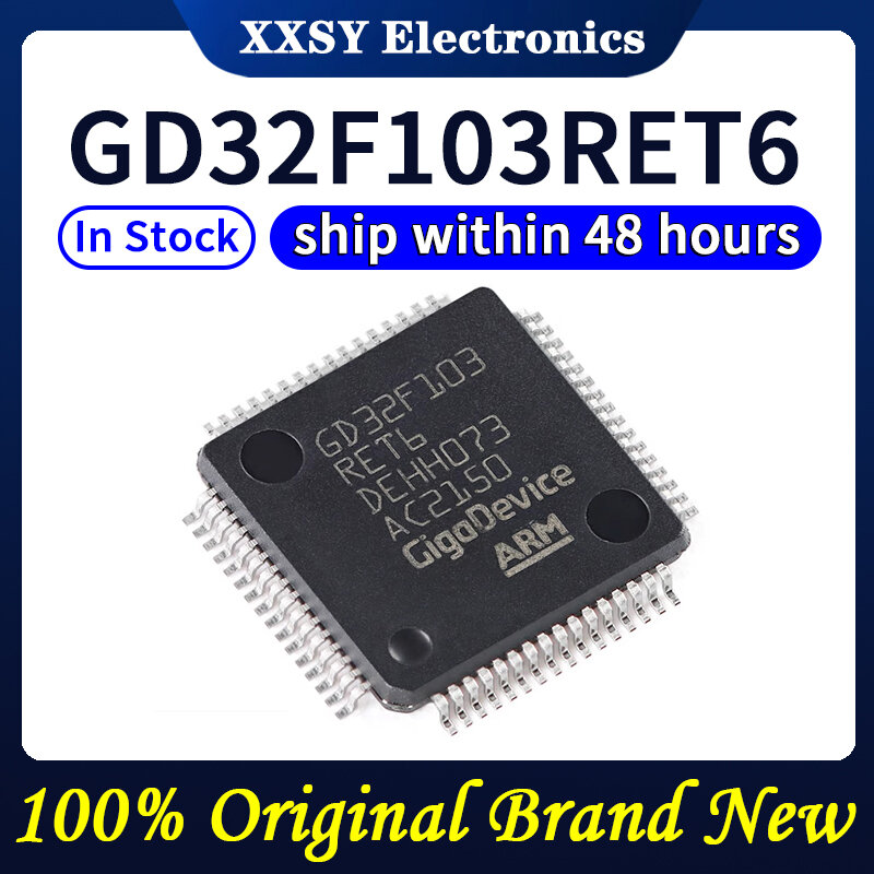GD32F103RET6 LQFP64 alta qualidade, 100% original, novo