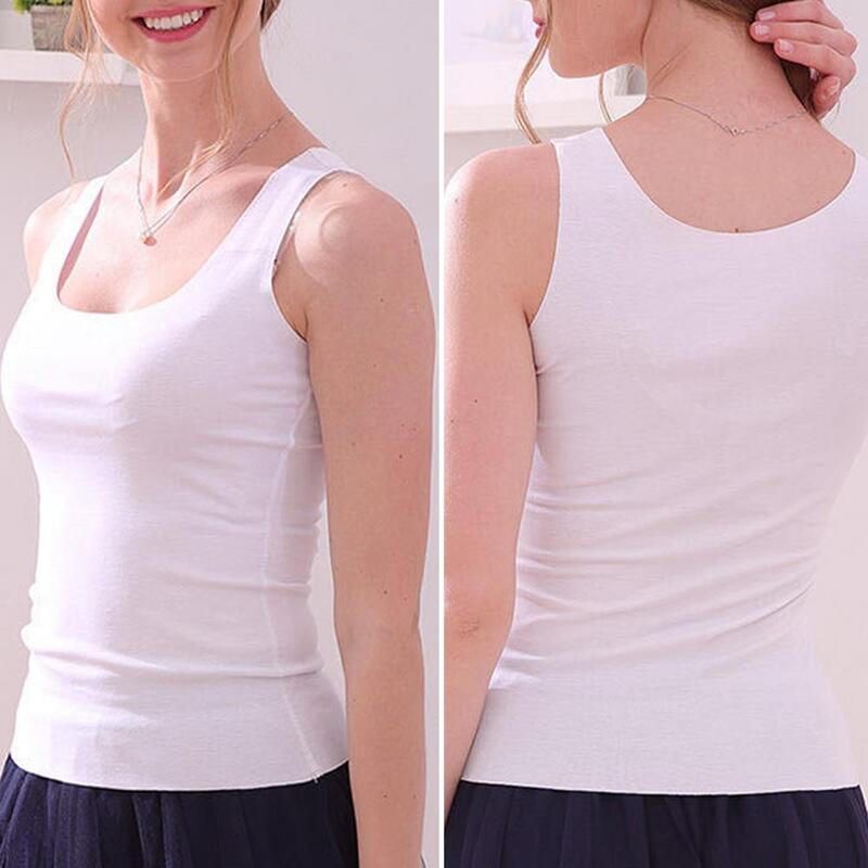 Eenvoudige Dunne Off Shoulder Onderhemd Ademend Vrouwen Vest Goed Stretch Off Shoulder Onderhemd Voor Dagelijks Gebruik