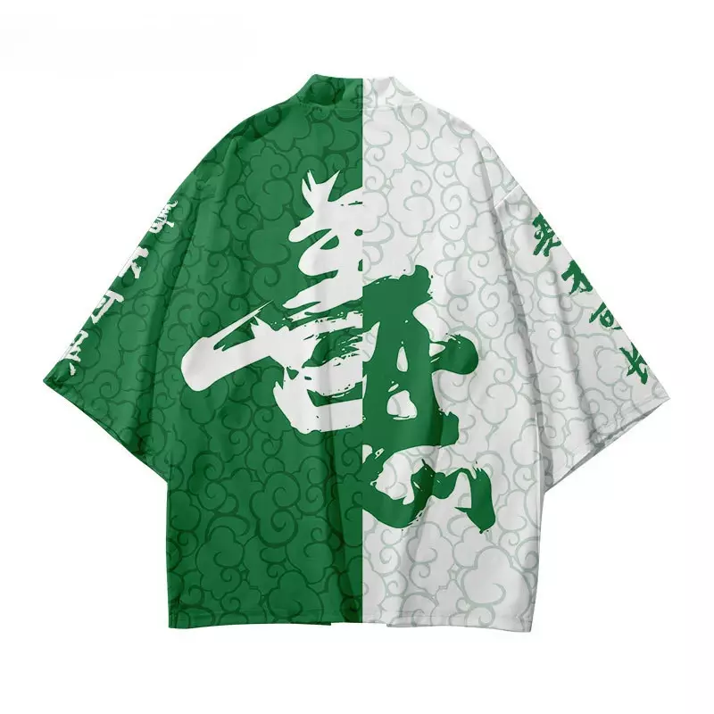 Женское и мужское кимоно в стиле Харадзюку, стильная Японская уличная одежда, дизайнерская рубашка, юката, в китайском стиле, размеры 5XL, 4XL