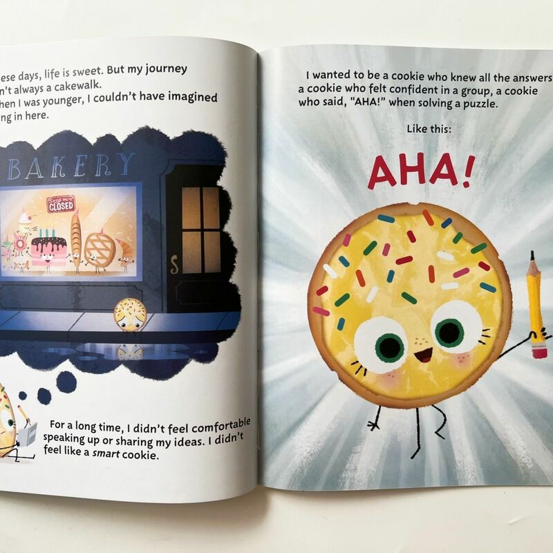 Книга с изображением печенья на английском языке, 6 книг