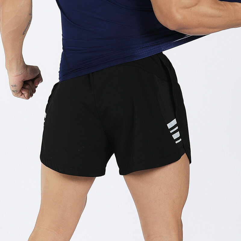 Men's Quick Dry Sport Shorts Anti-embarrassed Breathable Workout Fitness Training Basketball Running Hiking Short Pants MM448