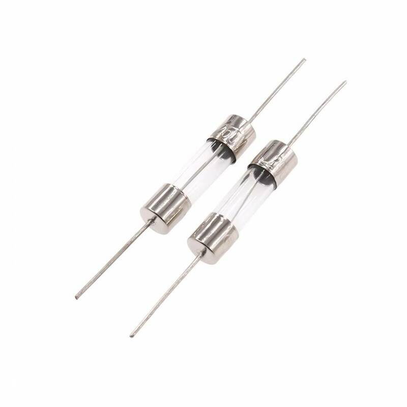 200PCS 5*20mm Axial Glass Fuse Fast Blow 250V With Lead Wire 5*20 F 0.5A/1A/2A/3A/3.15A/4A/5A/6.3A/8A/10A/12A/15A The fuse tube