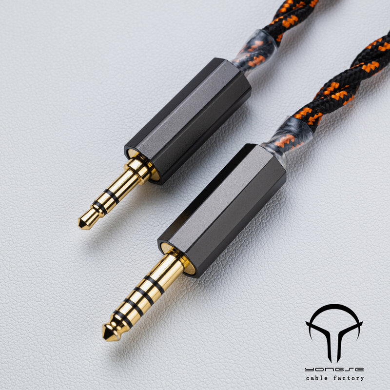 Pre-order Yongse Andes New arrival 6N High Purity Silver Plated Single Crystal Copper Upgrade Cable