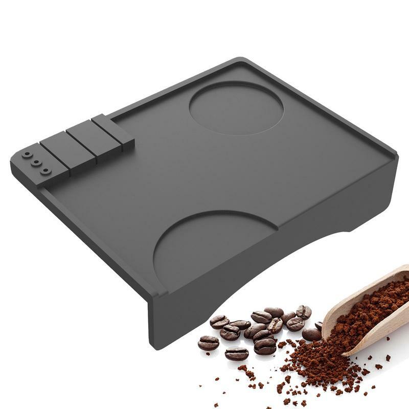 Coffee Tamper Mat para Espresso Machine, Silicone Gel, Food Grade, Waterproof, Tamping Mat, 7.6x5.7 Polegada