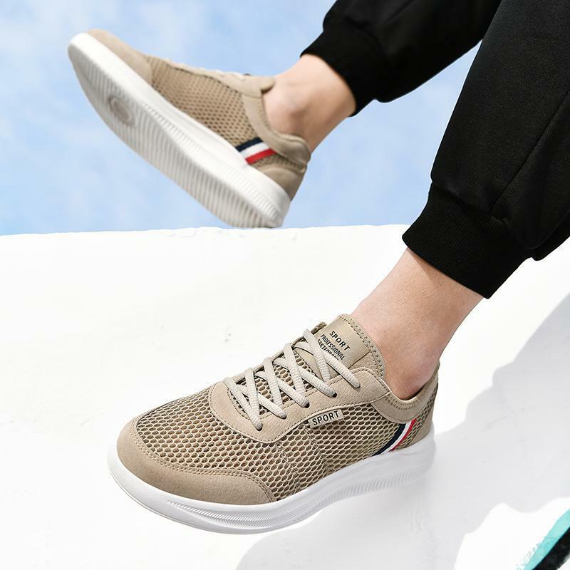Men's Shoes Autumn and Winter 2023 New Winter Men's Mesh Sneakers Running Shoes Men's Flying Woven Black Tide Shoes