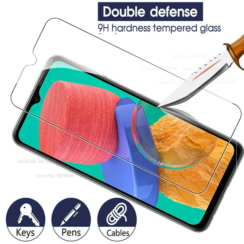 4in1 Camera Protective Glass For Samsung Galaxy M33 5G Screen Protector Samsun M33 M 33 33M samsungM33 Tempered Glass Safety Fil
