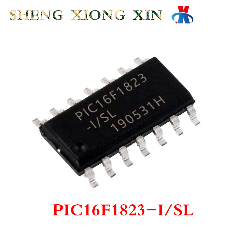 Microcontrolador PIC16F1823-I/SL SOP-14 de 8 bits, circuito integrado PIC16F1823 MCU, novedad de 100%, 5 unidades por lote