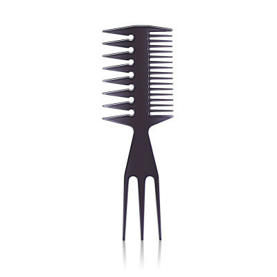 Peine Retro para desenredar el pelo, herramienta de barbero de doble cara, con dientes anchos, espalda grande, gran oferta