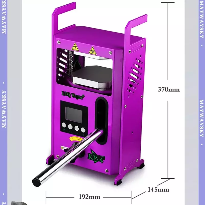 Maywaysky Resina Press Machine portátil, óleo Presser com placa de aquecimento, temperatura e tempo controlador, 30s