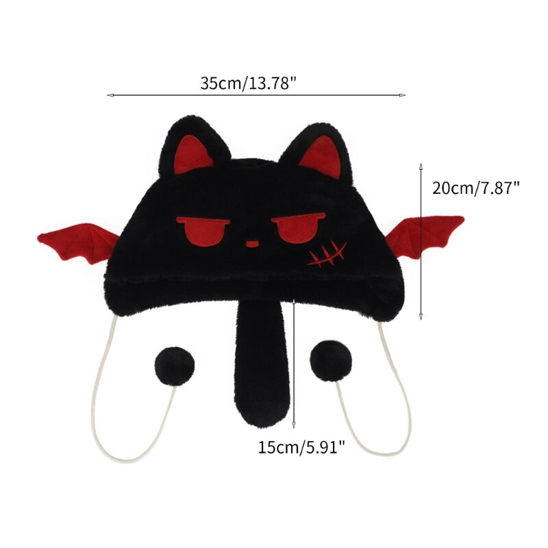 Sombreros gatito peludo, tocado, accesorios para fotos, sombreros hechos a mano DIY, accesorios utillería fotografía, con