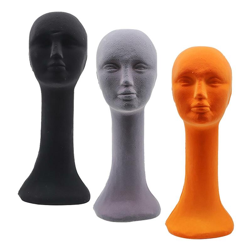Exhibición de cabeza de peluca para mujer, modelo de cabeza de espuma, soporte de Maniquí de alta simulación, accesorios de fotografía DIY